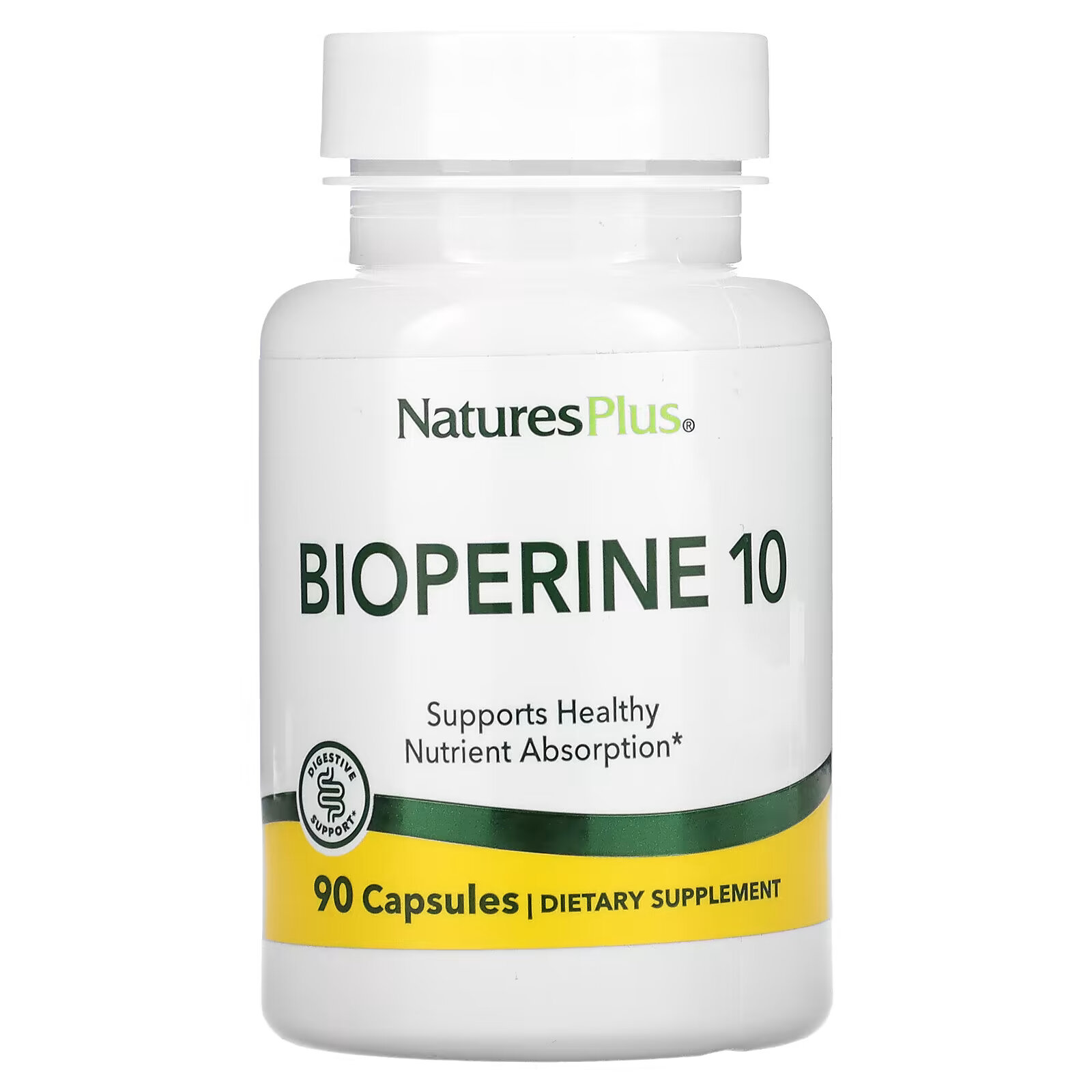 NaturesPlus, Биоперин 10, 90 вегетарианских капсул naturesplus биоперин 10 90 вегетарианских капсул