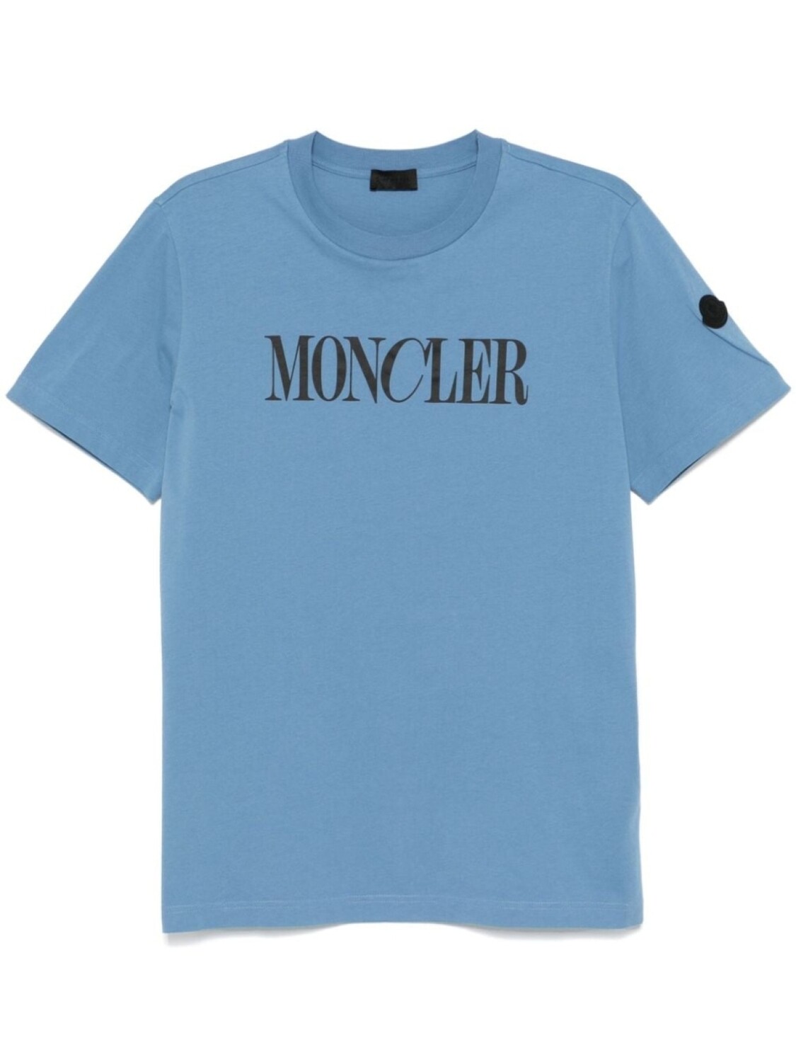 

Moncler футболка с логотипом, синий