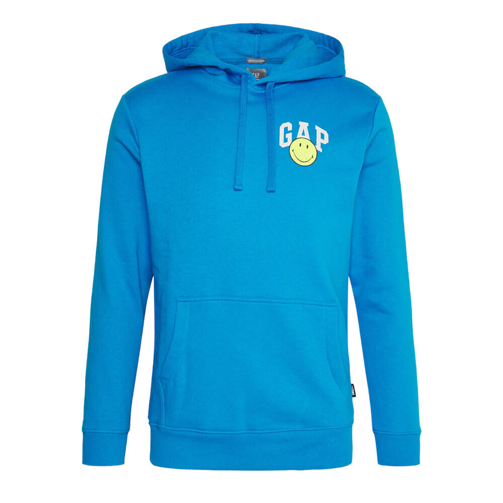 

Толстовка Gap Smiley Logo Unisex, голубой, Синий