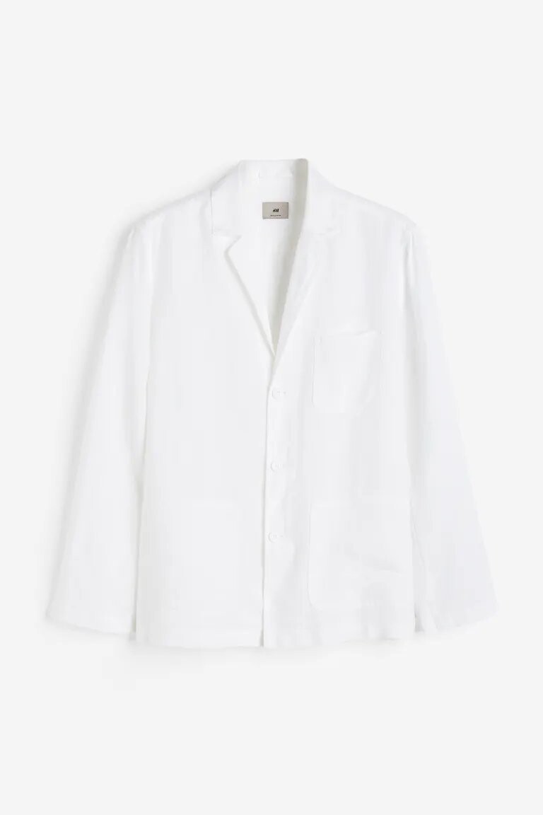 

Пиджак Regular Fit Unconstructed Linen, белый