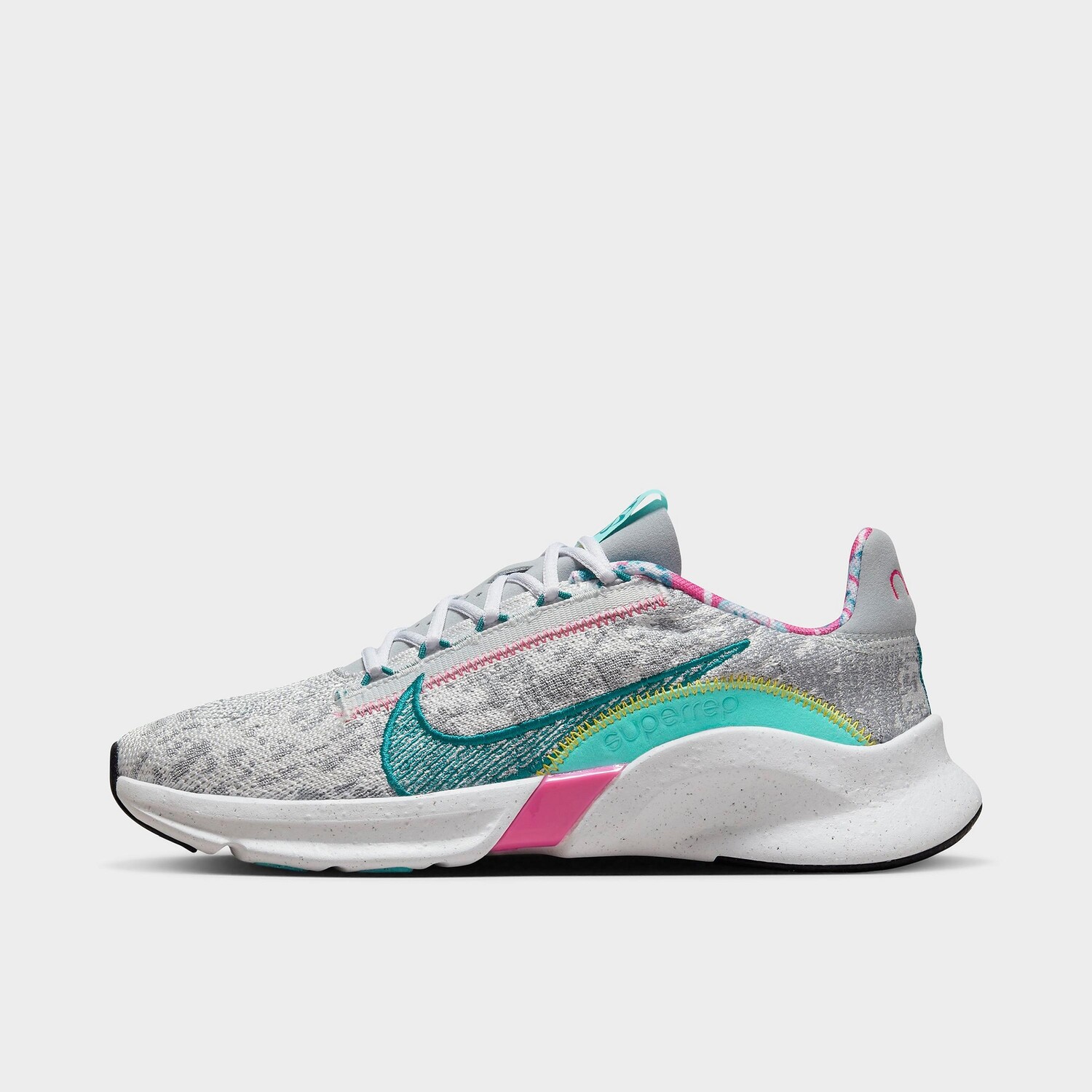 

Женские кроссовки для тренинга Nike SuperRep Go 3 Next Nature Flyknit, серый