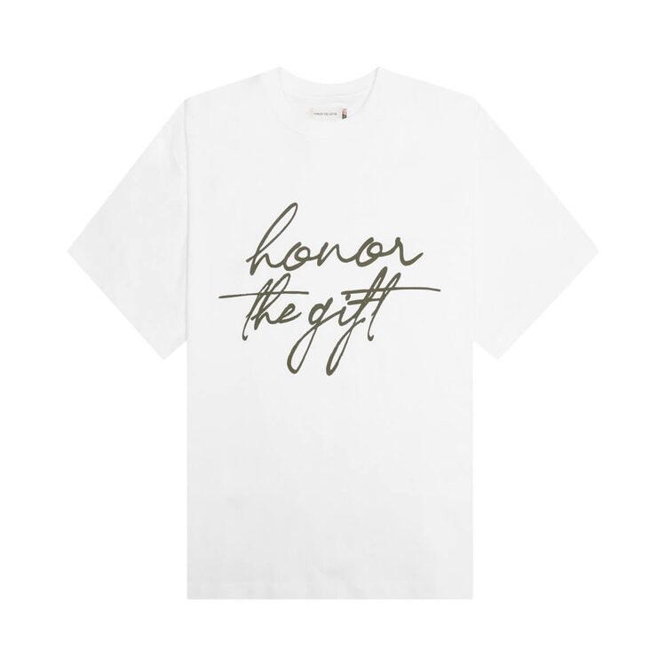 

Футболка Honor The Gift Script T-Shirt White, белый