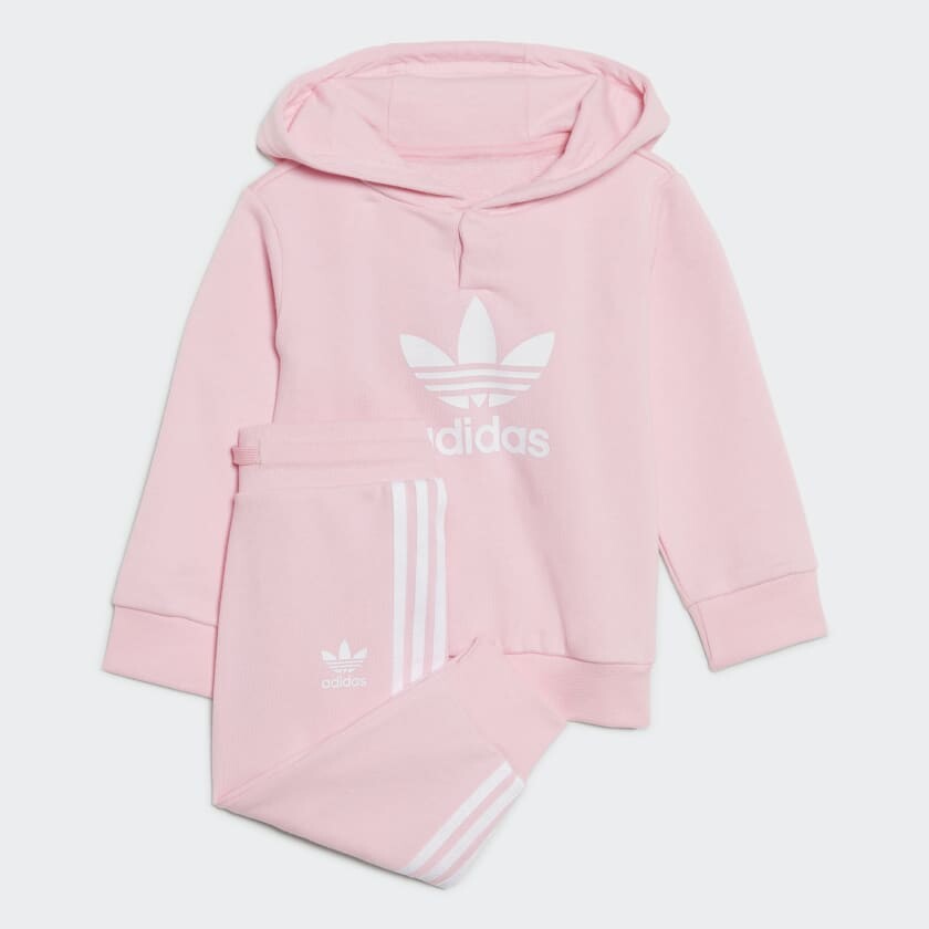 

Спортивный костюм adidas Adicolor Hoodie, розовый/белый