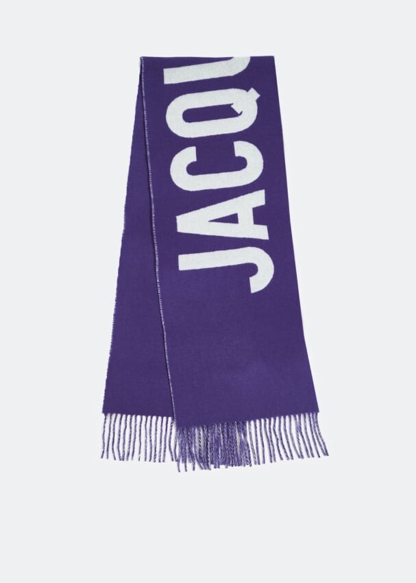 

Шарф JACQUEMUS L'écharpe Jacquemus scarf, фиолетовый