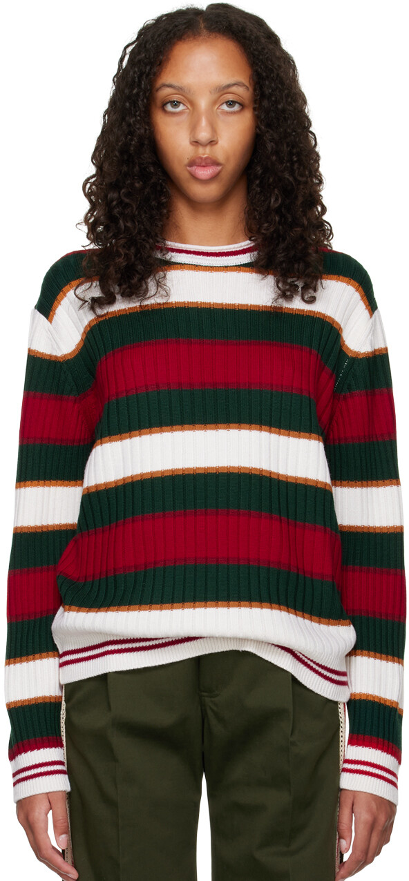 

SSENSE Эксклюзивный разноцветный свитер для хора Wales Bonner, Черный, SSENSE Эксклюзивный разноцветный свитер для хора Wales Bonner