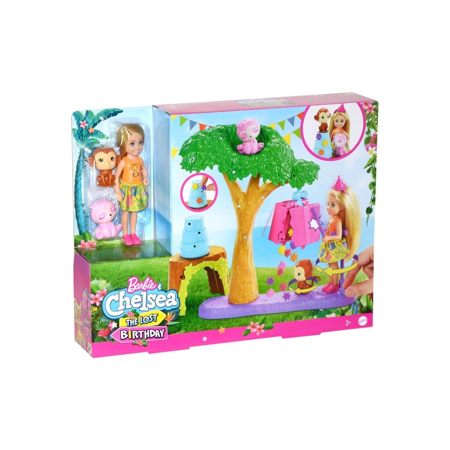Игровой набор Barbie Chelsea Party Fun игровой набор для пикника barbie chelsea fdb32 ghv75