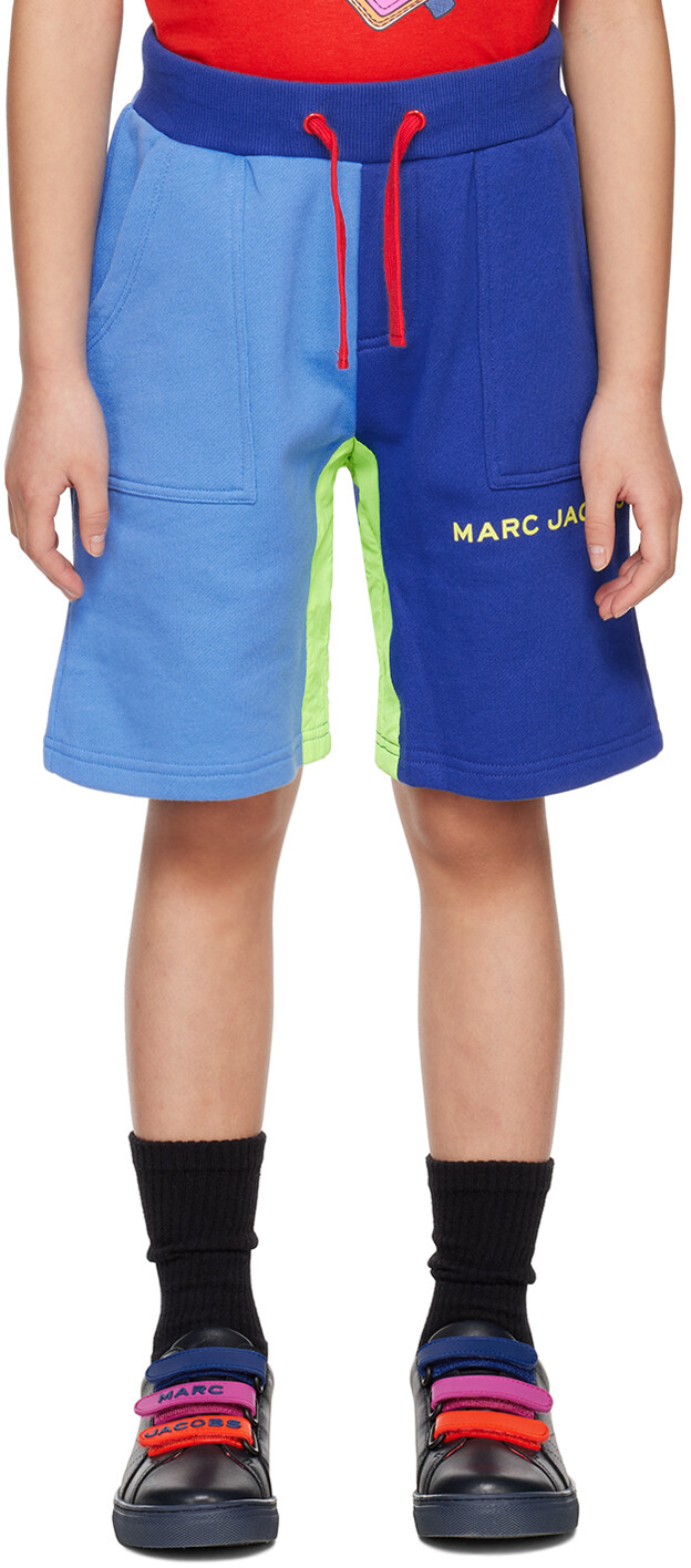 

Детские синие шорты с четырьмя карманами Marc Jacobs, Синий