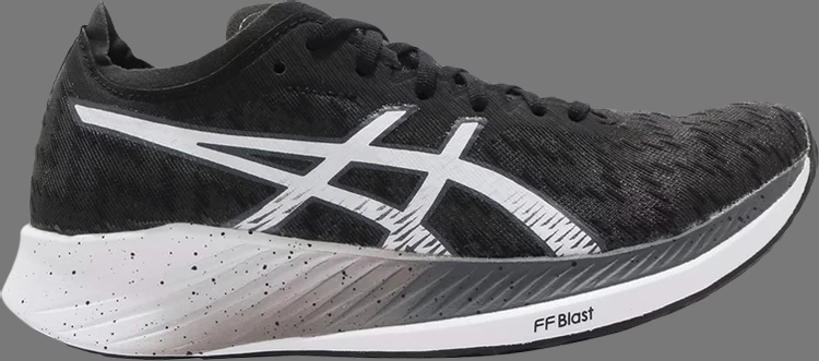 Лимитированные кроссовки wmns magic speed carbon 'black white' Asics, черный - фото