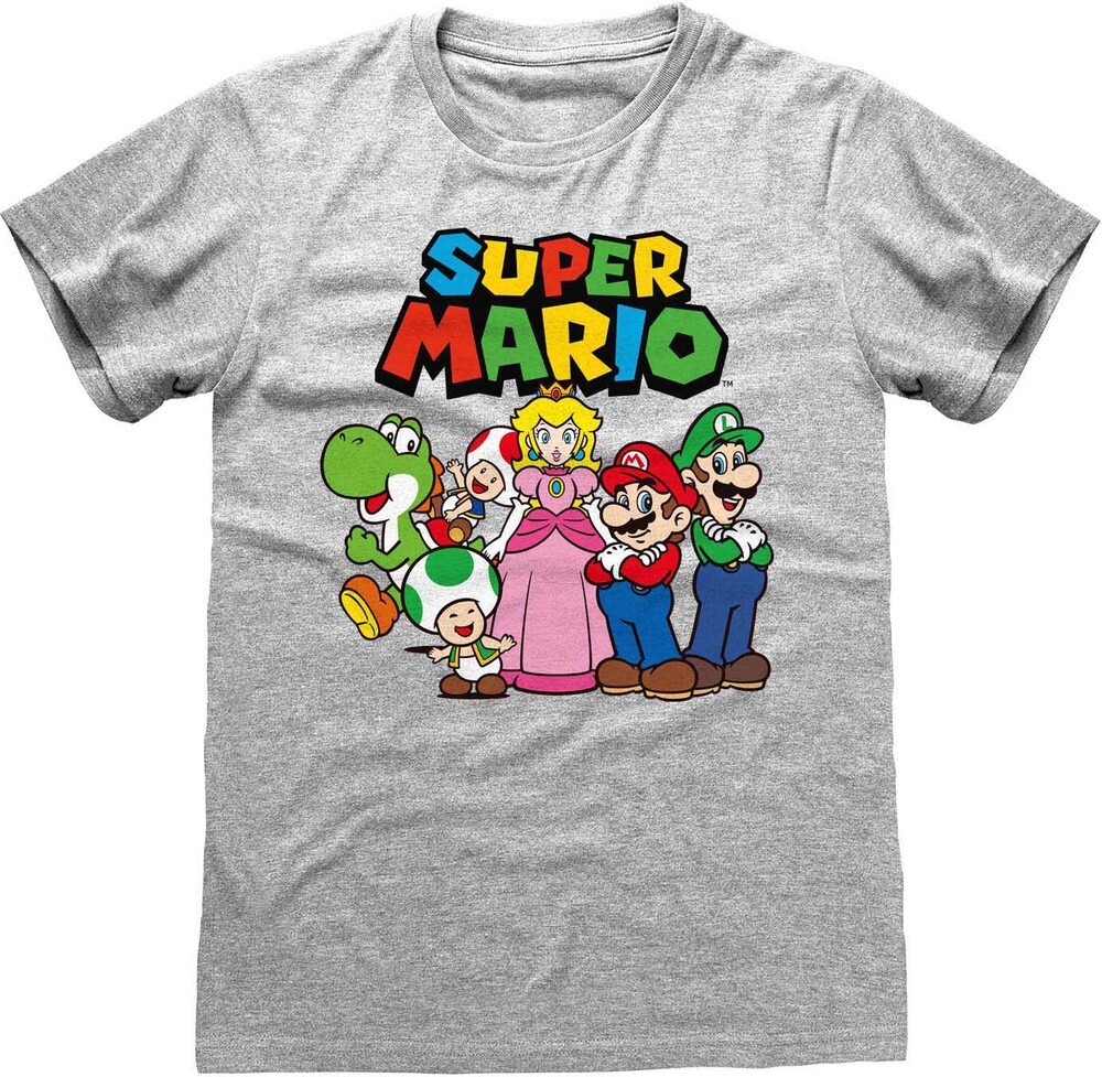 

Футболка Super Mario, серый