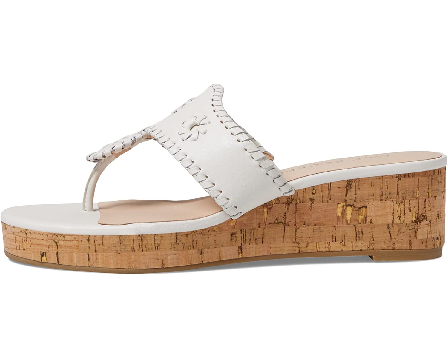 

Туфли на каблуках Jacks Mid Wedge Cork Jack Rogers, белый
