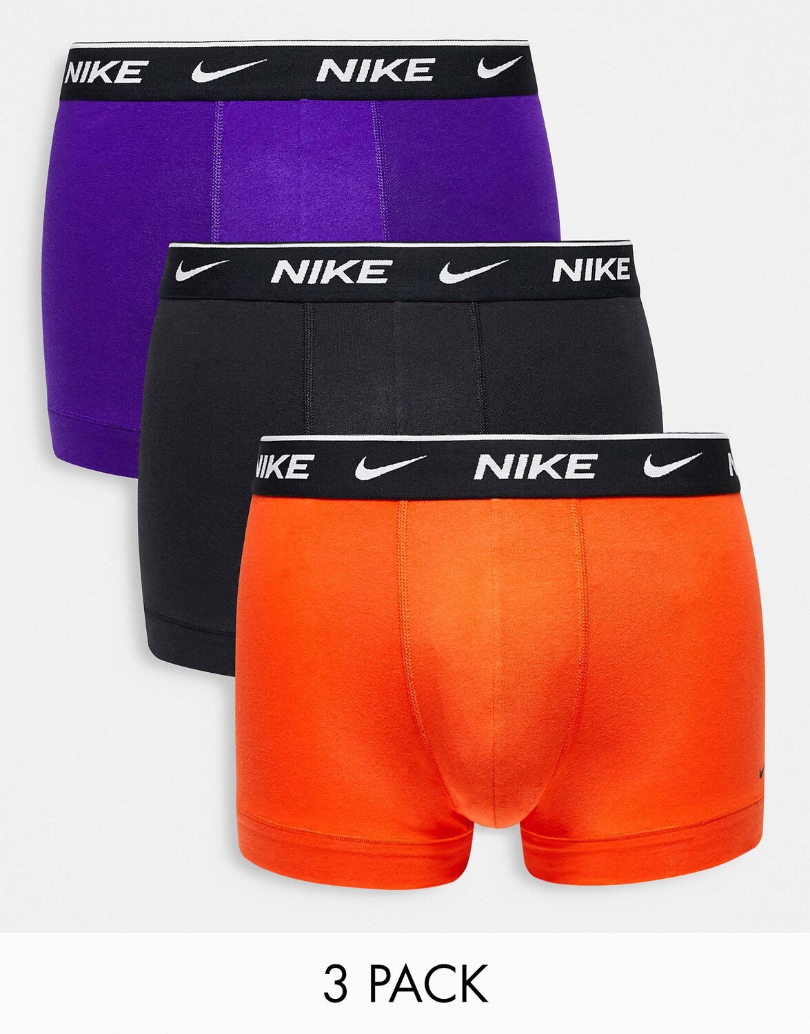 

Набор из 3 пар трусов Nike Everyday Cotton Stretch фиолетового/оранжевого/черного цвета