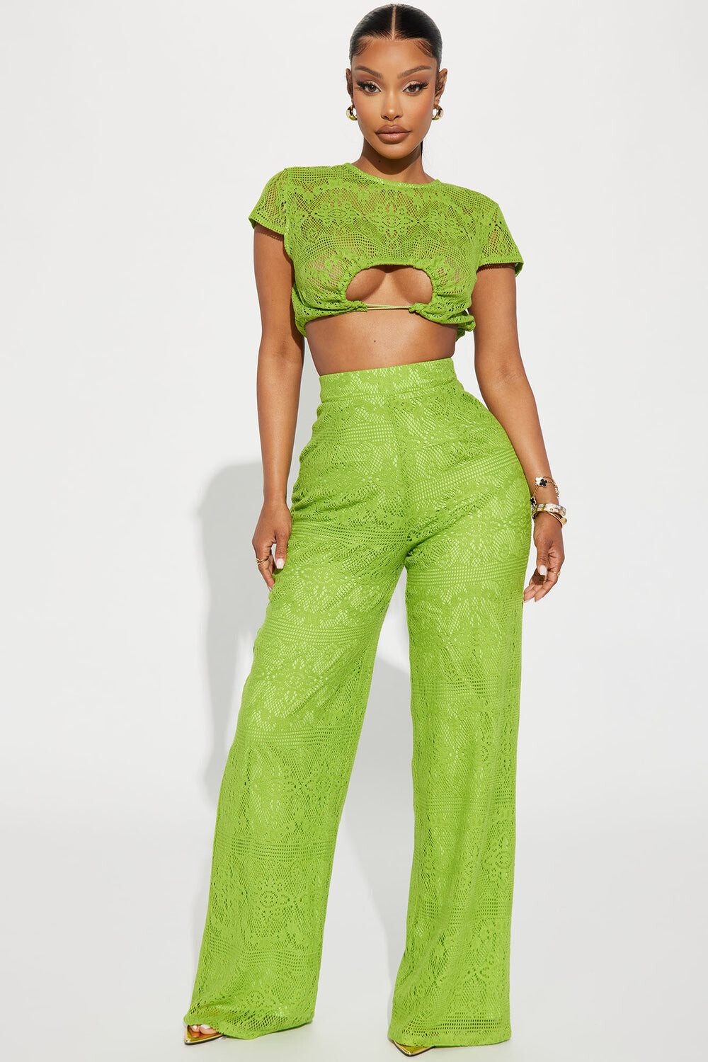 

Брюки Fashion Nova SW827122FN, зеленый