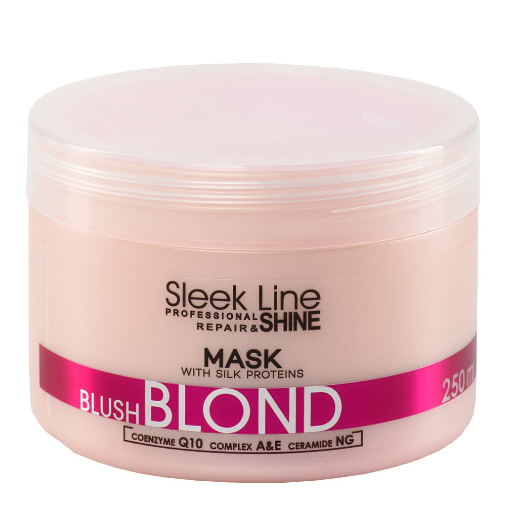 

Stapiz Sleek Line Blush Blond Mask маска для светлых волос с шелком 250мл