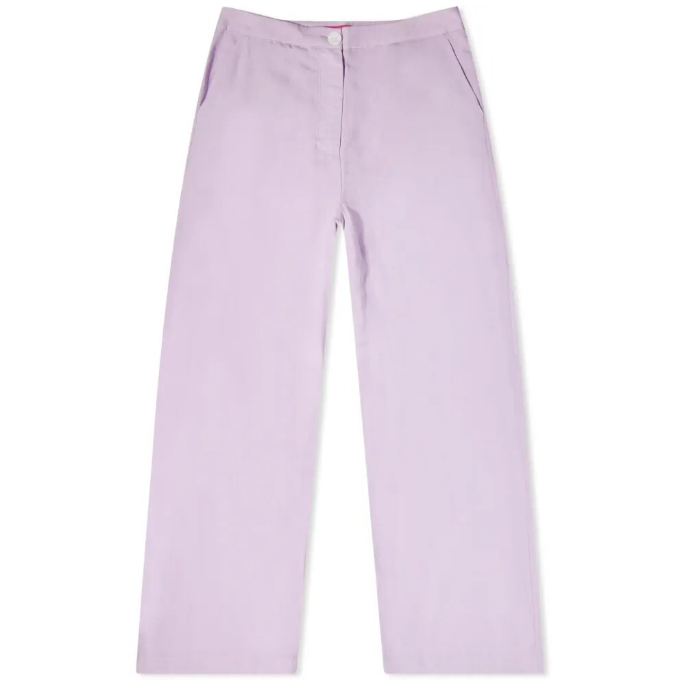 

Брюки Kitri Phoenix Lilac Linen Wide Leg, светло-фиолетовый