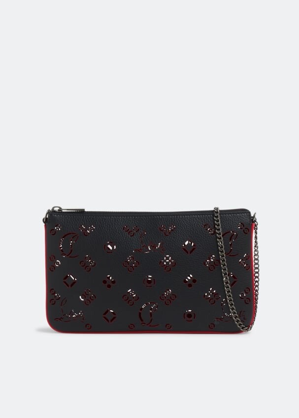 

Клатч CHRISTIAN LOUBOUTIN Loubila clutch, черный