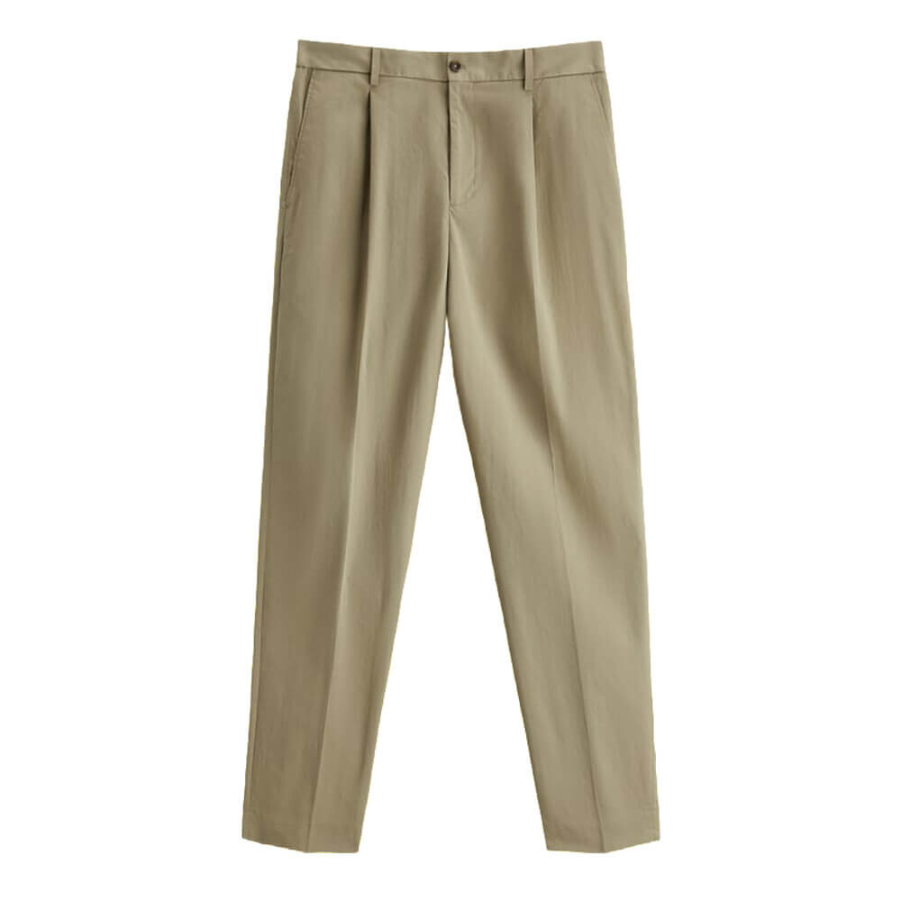 

Брюки Zara Сheck Suit, бежевый