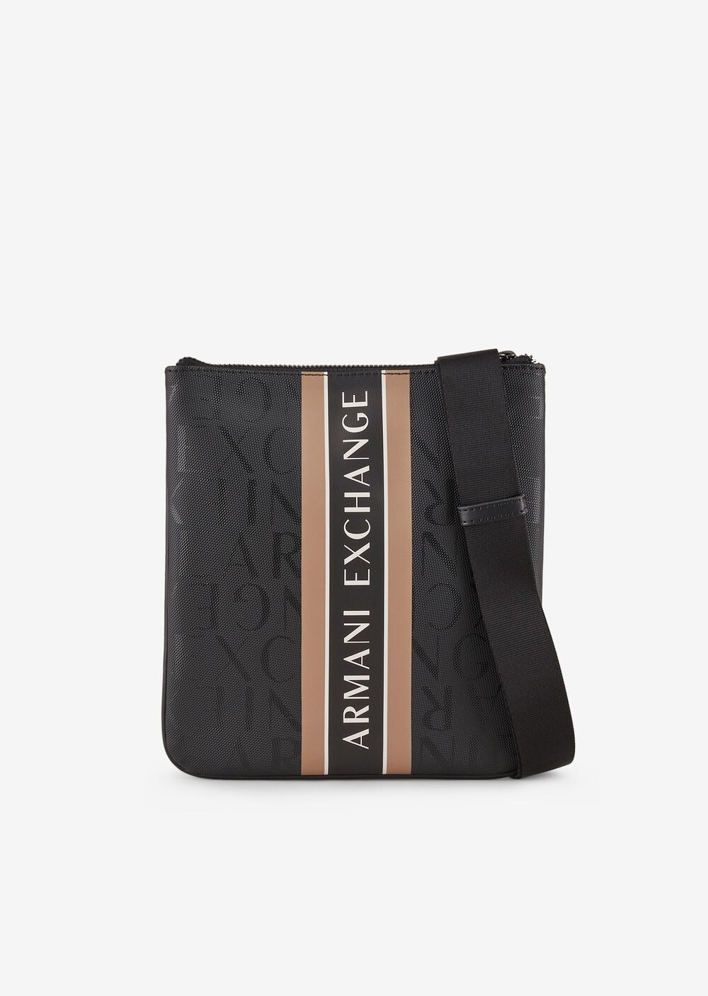 

Сумка через плечо с логотипом Armani Exchange, черный