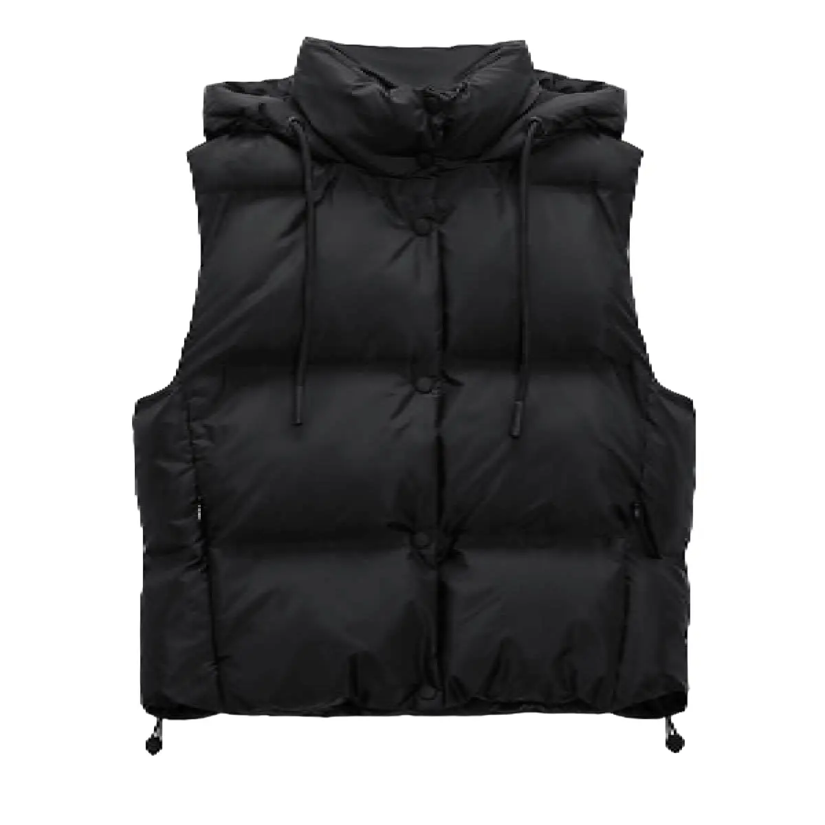 

Жилет Zara Water-repellent Puffer, черный