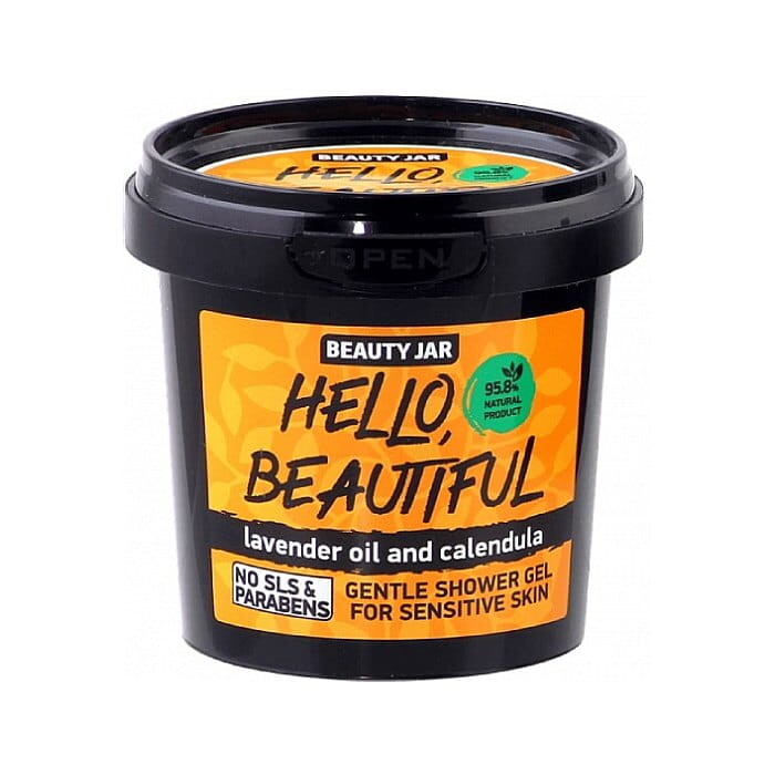 

BEAUTY JAR Гель для душа Hello Beautiful нежный для чувствительной кожи с лавандой и календулой 150г