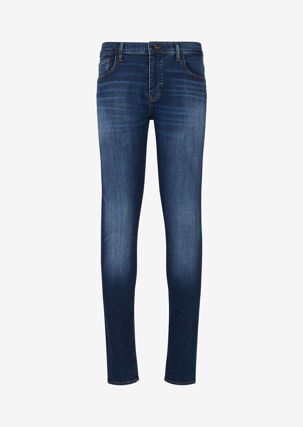 

Джинсы суперскинни J33 из эластичного хлопкового денима Armani Exchange, синий