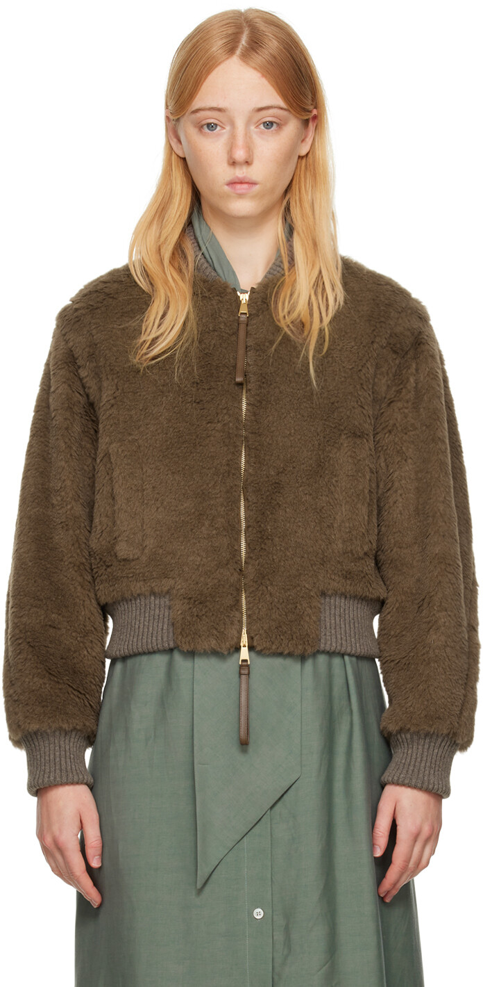 

Коричневый бомбардировщик Сатурно Max Mara