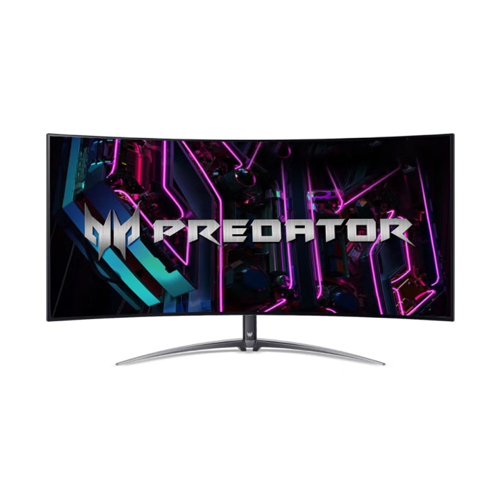 Игровой монитор Acer Predator X45, 45, UWQHD, 3440 x 1440, 240 ГЦ, OLED, черный монитор 28 acer predator predator x28 black um px0ee 007