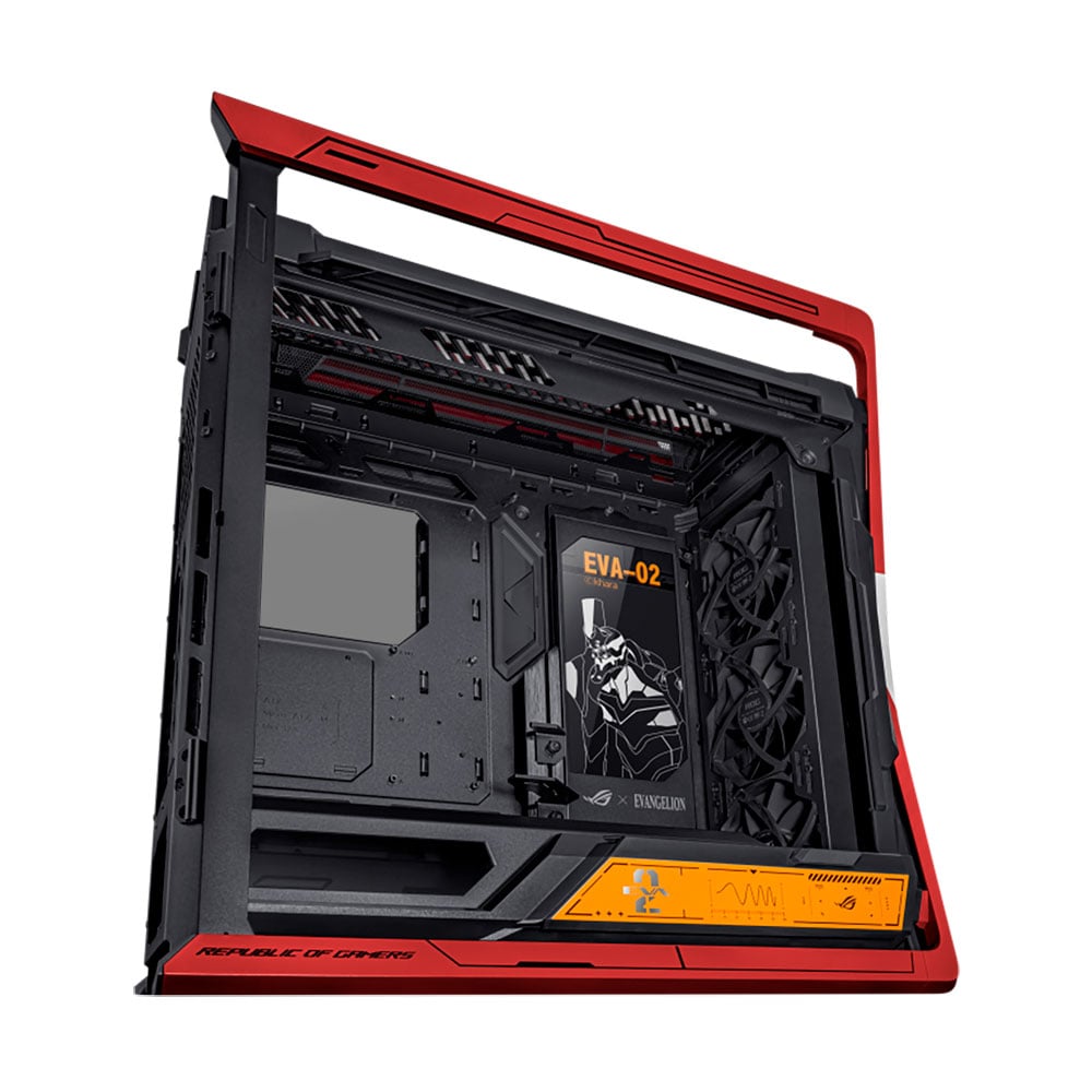 Корпус ASUS ROG Hyperion EVA-02 Edition, Full Tower, красный/черный –  купить с доставкой из-за рубежа через платформу «CDEK.Shopping»