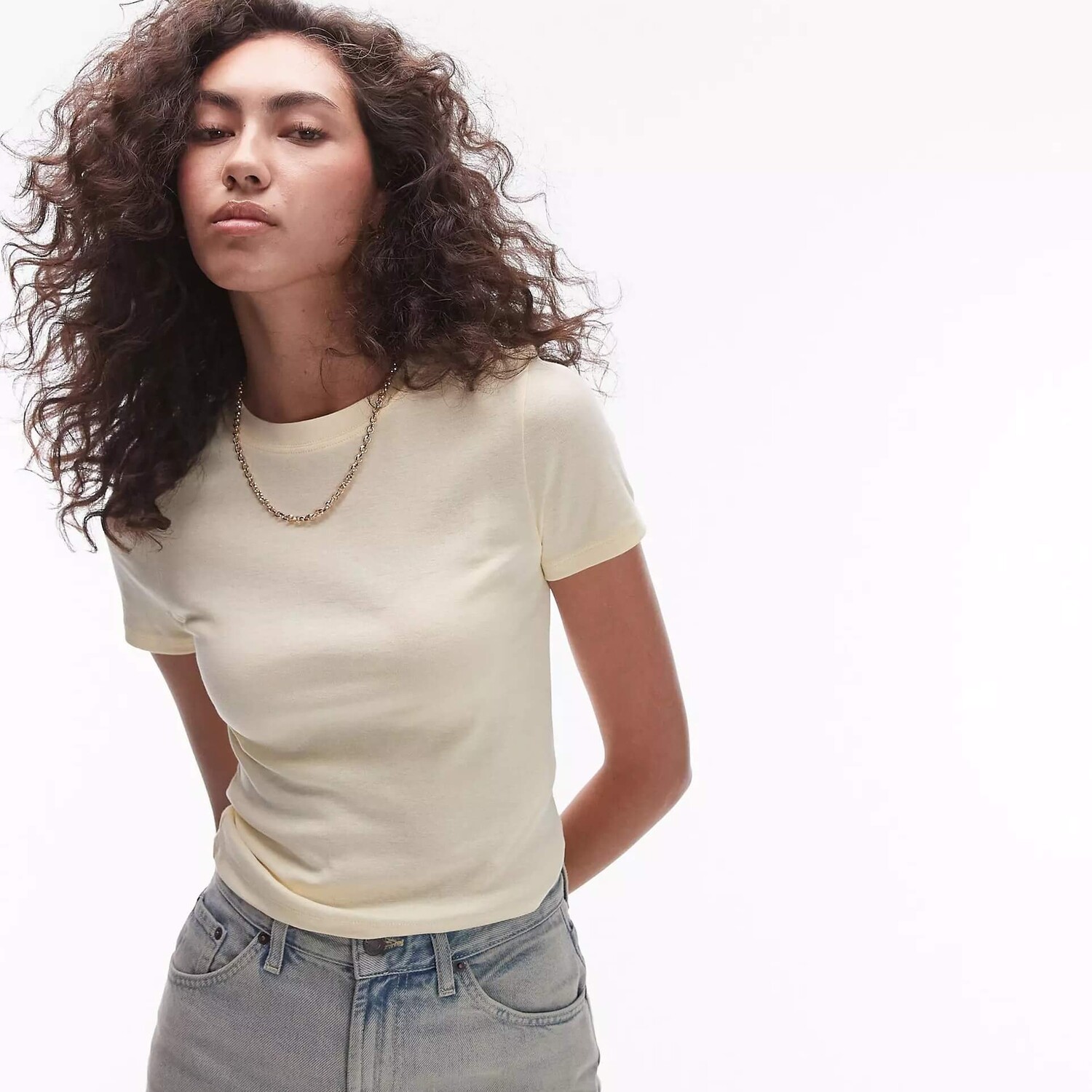 

Футболка Topshop Tall, светло-желтый
