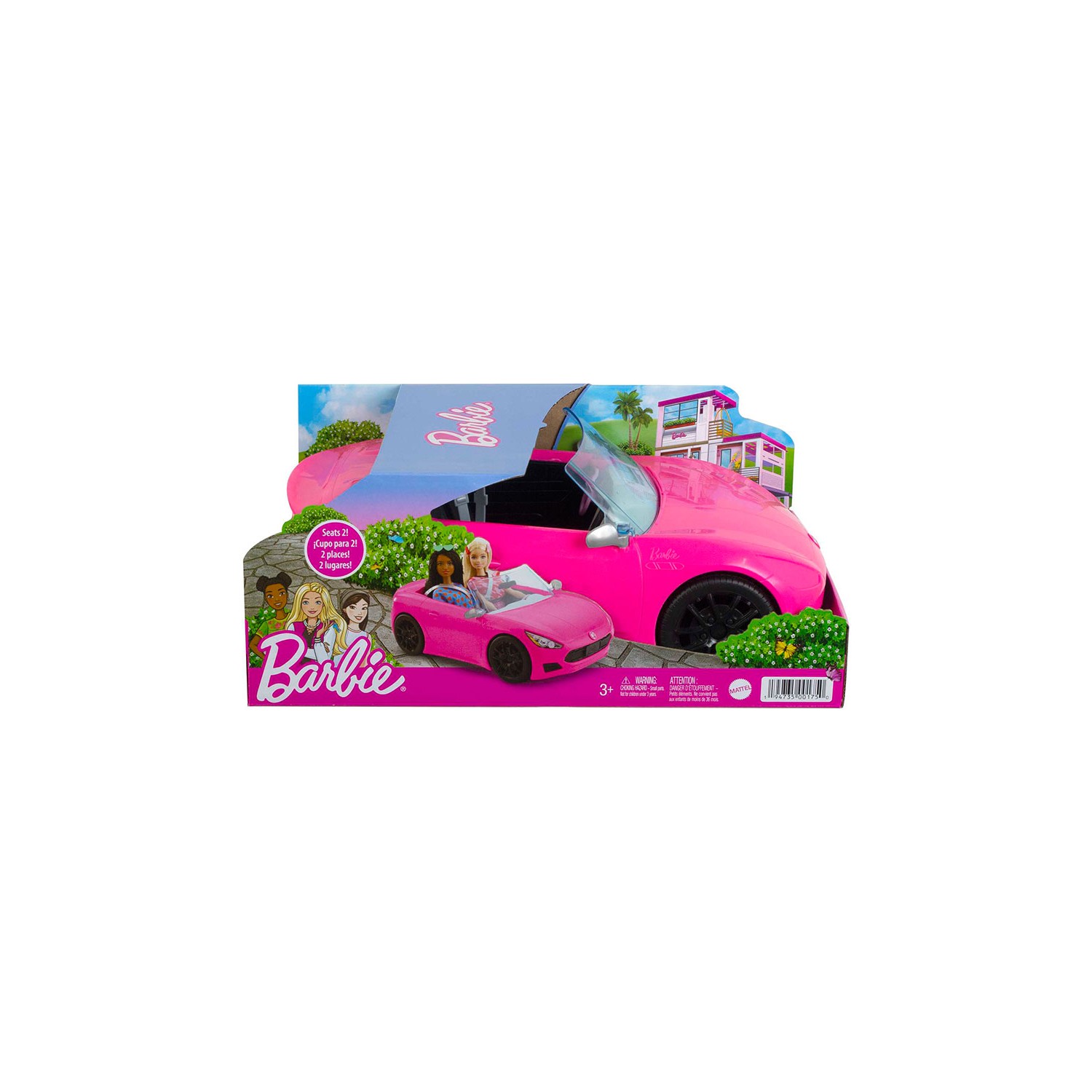 Игрушечный кабриолет Barbie для двоих альбом barbie приключения в доме мечты