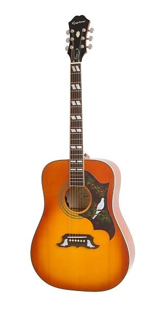 

Epiphone Dove Studio Solid Top Fishman Sonitone Violinburst