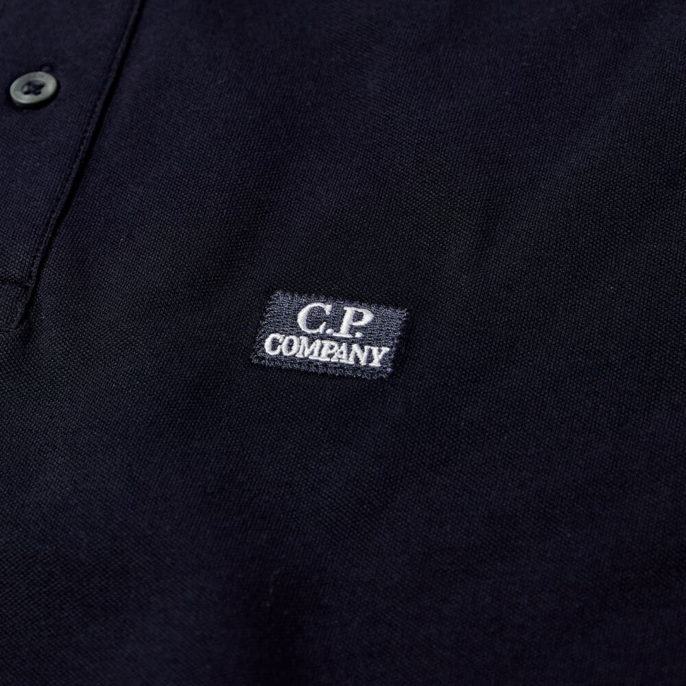 

Футболка C.P. Company Patch Logo Polo, Черный