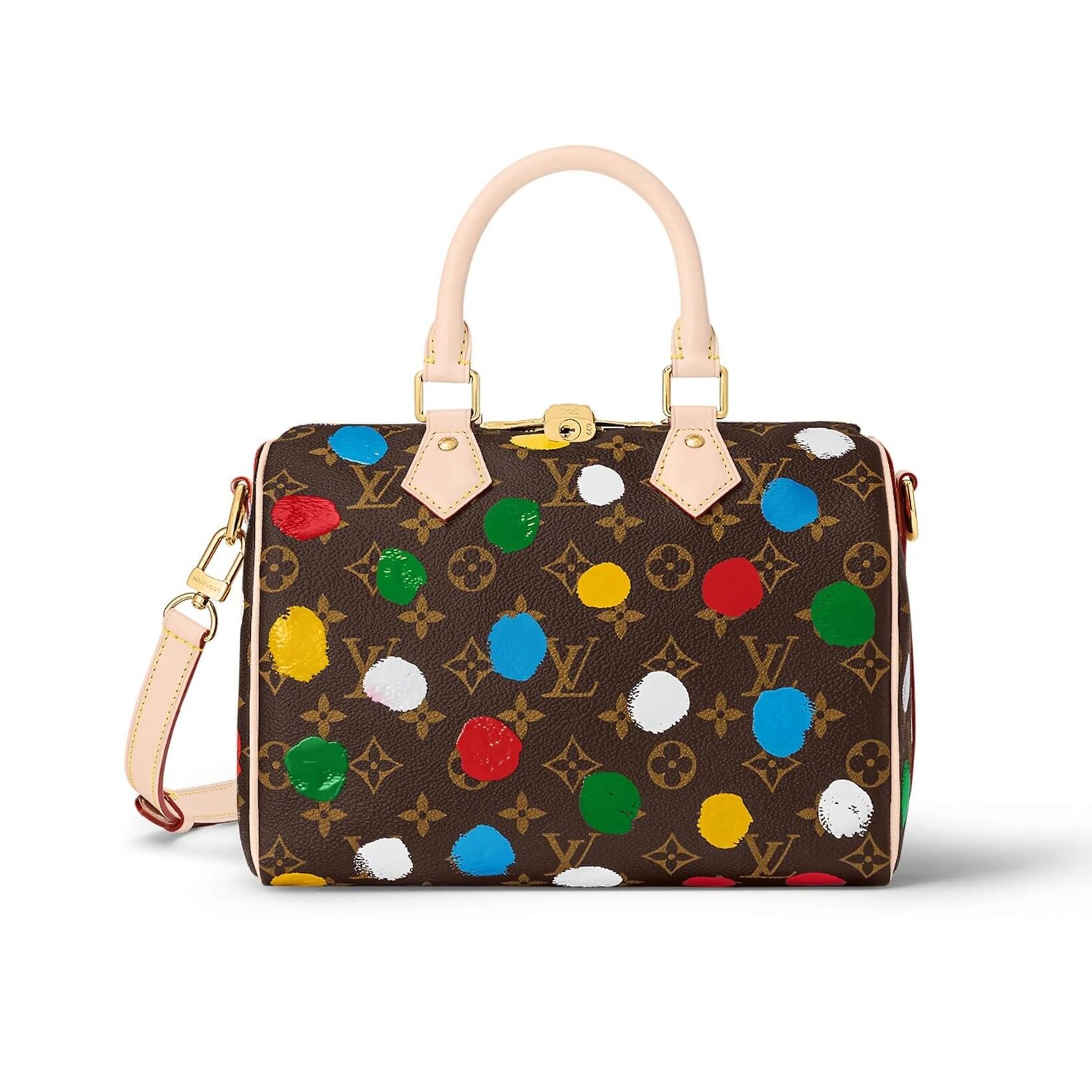 

Сумка Louis Vuitton x Yayoi Kusama Speedy Bandouliere 25​, коричневый/мультиколор