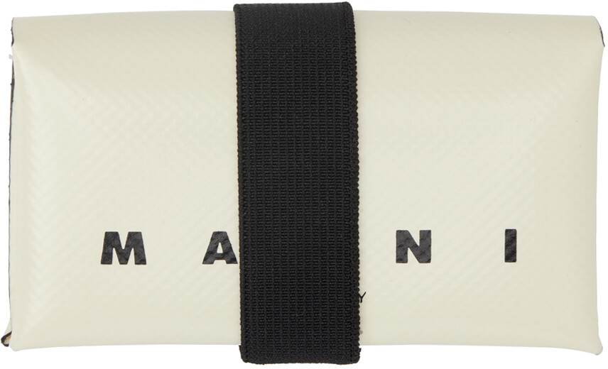 

Бумажник тройного сложения из ПВХ Off-White Marni