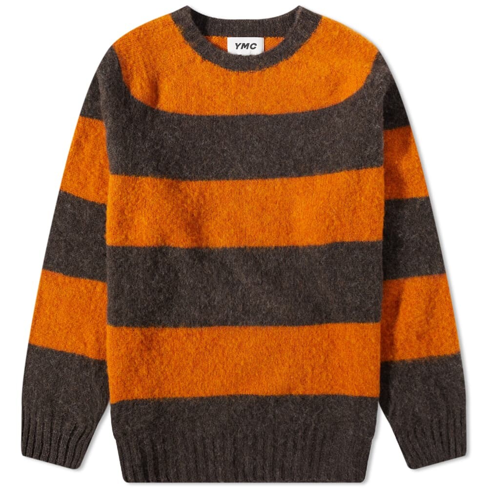 

Джемпер YMC Suedehead Striped Crew Knit