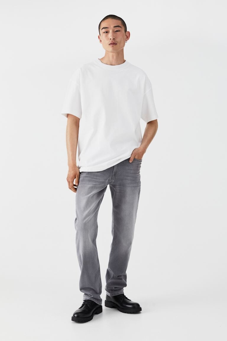 

Гибридные обычные джинсы H&M, серый