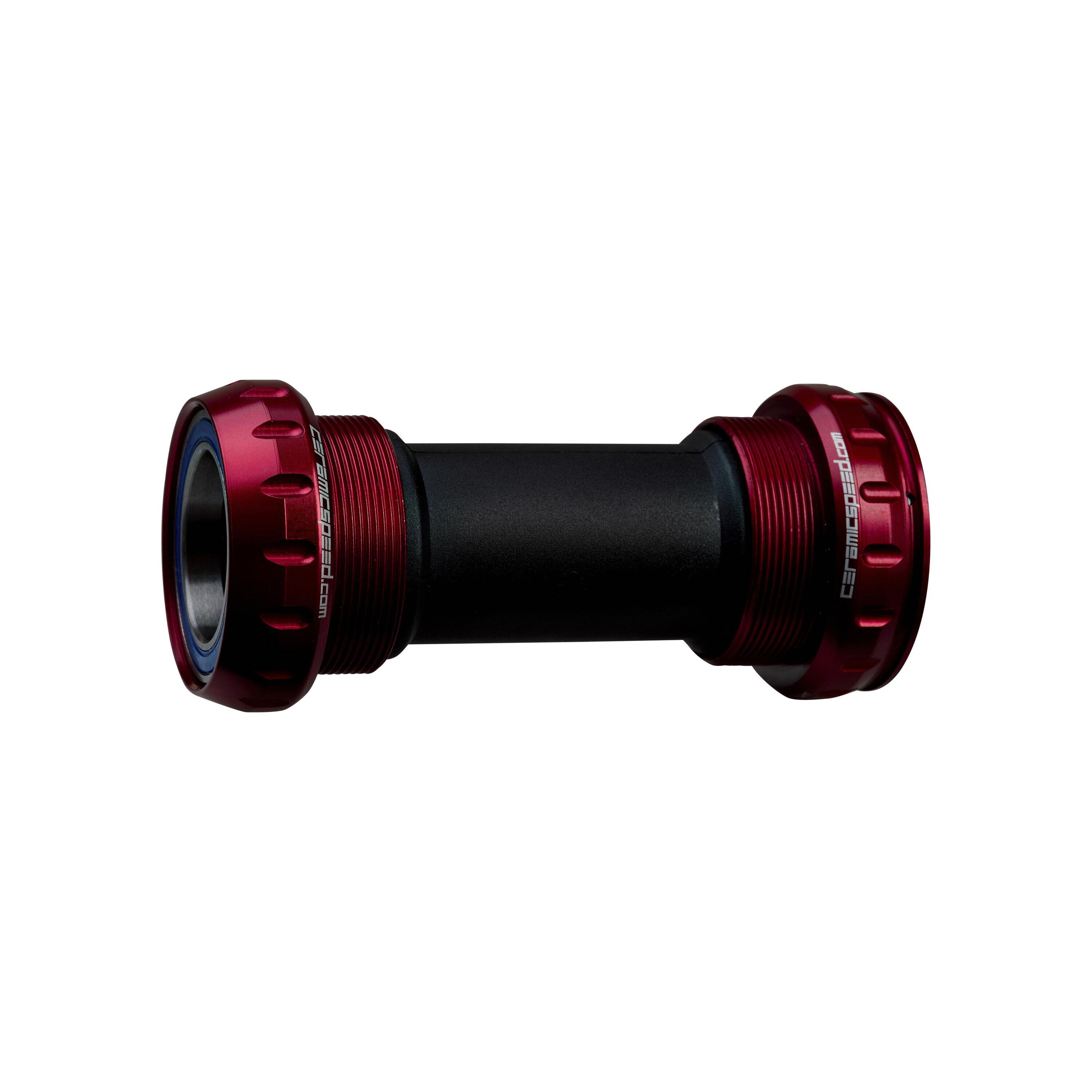 Нижний кронштейн CeramicSpeed ​​​​bsa Campagnolo 68mm ultratorque 25mm, красный / красный / красный