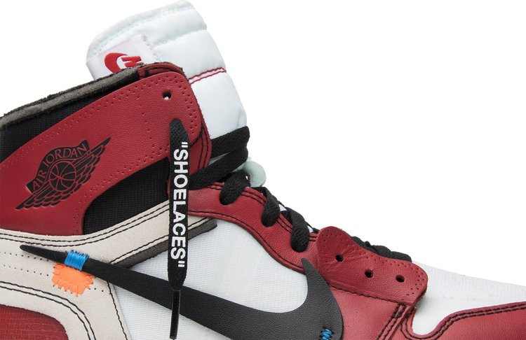 Off - White x Air Jordan 1 Chicago — RvceShops - Nike air jordan retro 1  mid beige женские кроссовки наложка