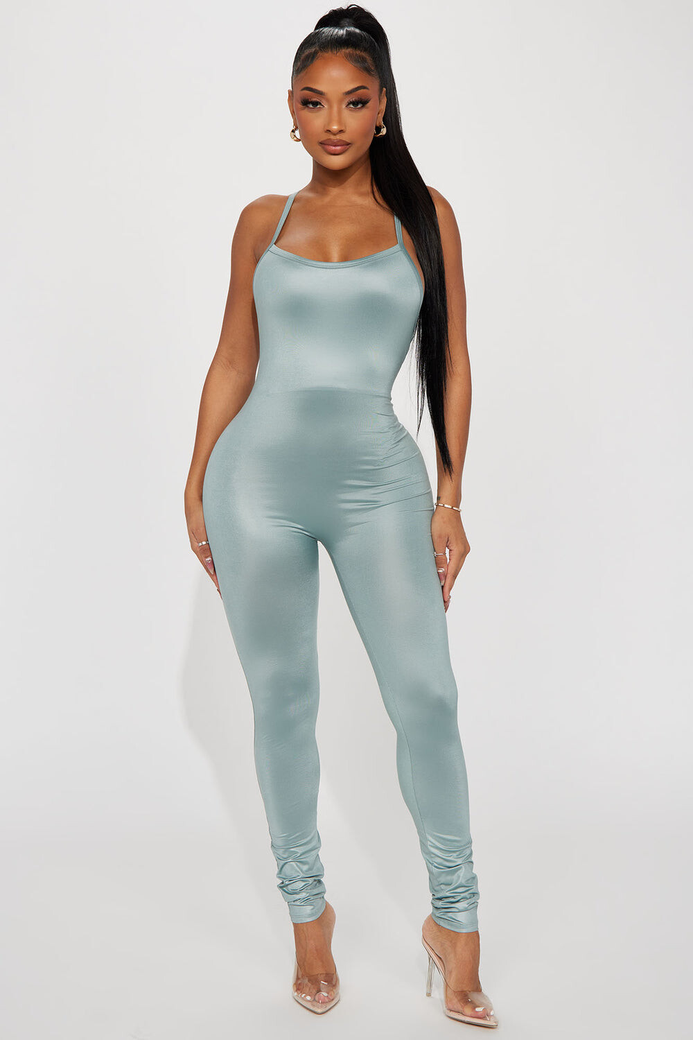 

Комбинезон Fashion Nova P8238, шалфей