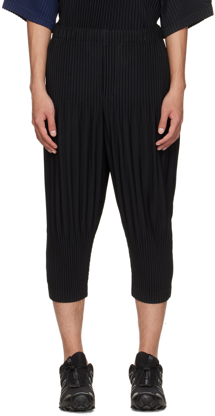 

Черные классические брюки Homme Plissé Issey Miyake