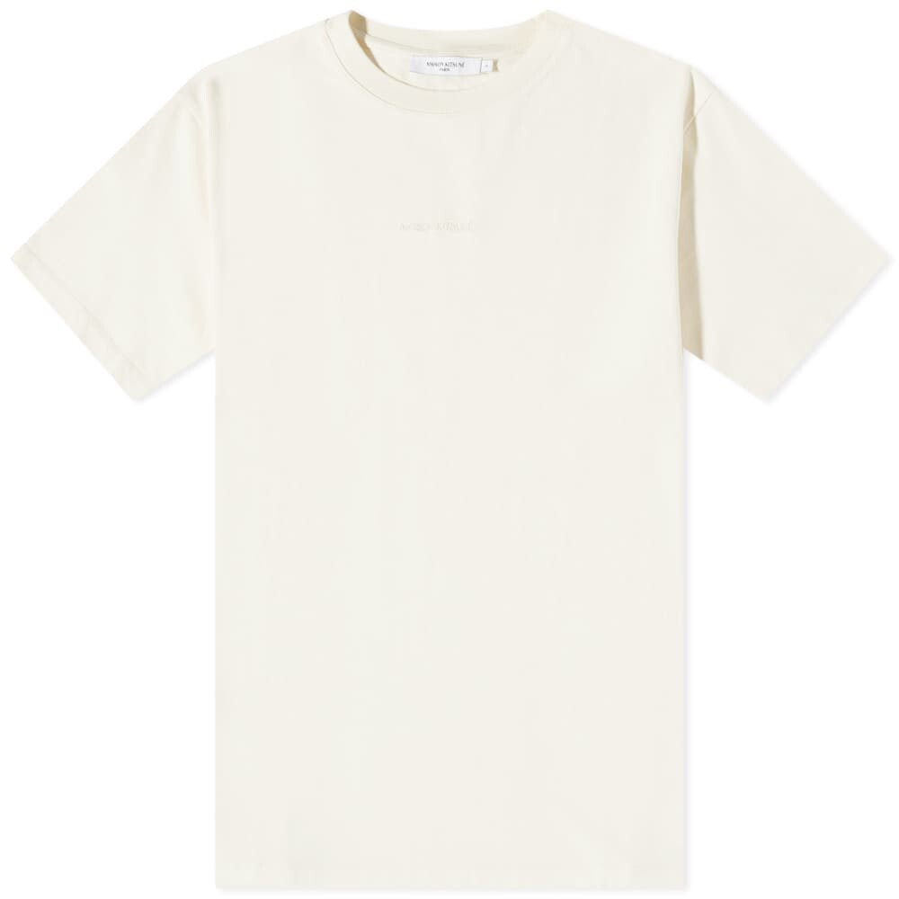 

Футболка Maison Kitsune Paris Embroidery Relaxed Tee, Белый