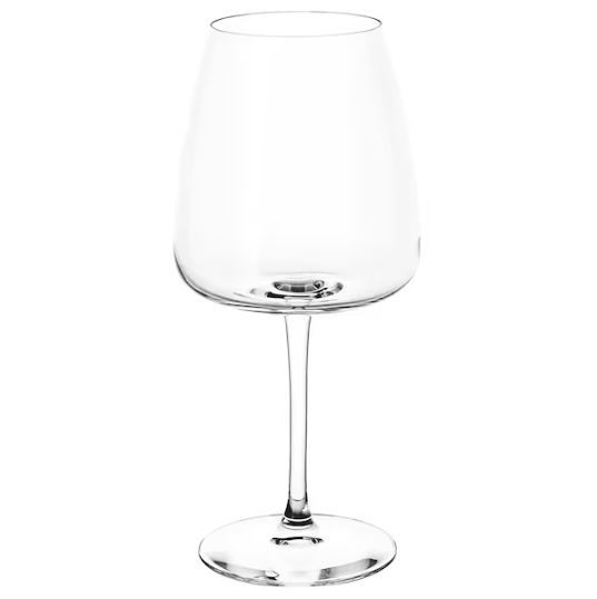 Винный бокал 580 мл Ikea, прозрачный бокал для красного вина штанга тимура