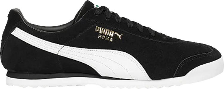

Кроссовки Puma Roma Suede Black White, черный