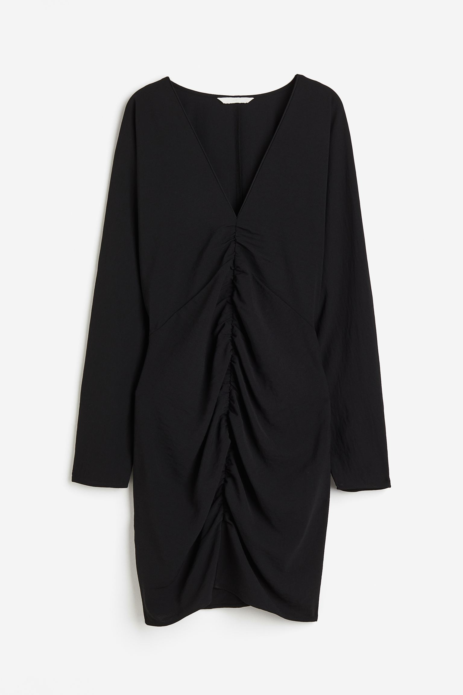 цена Платье H&M Gathered, черныйH&M Gathered Dress, Black