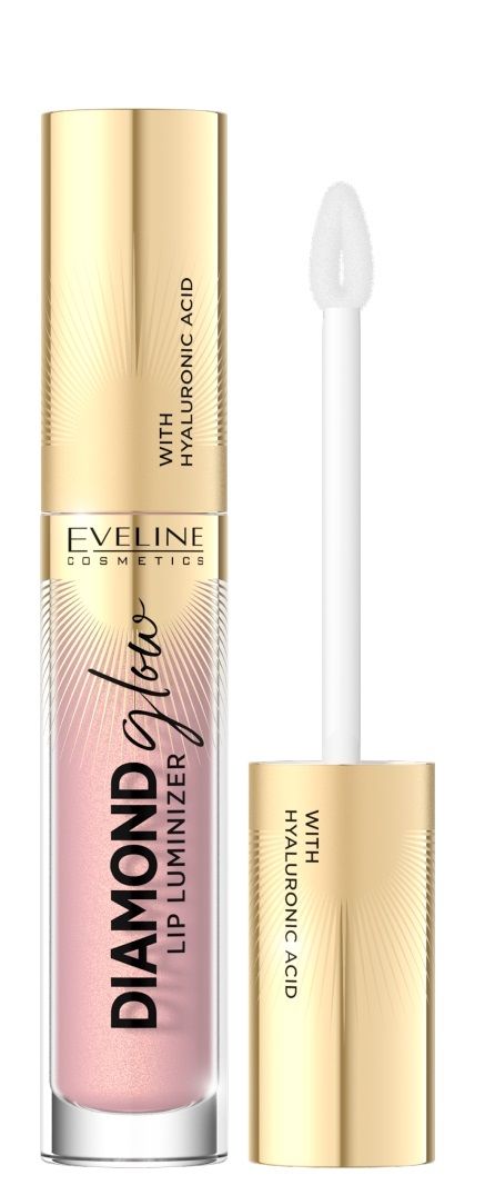 Eveline Diamond Glow Lip Luminizer блеск для губ, 03 Caramel Ice Cream цена и фото