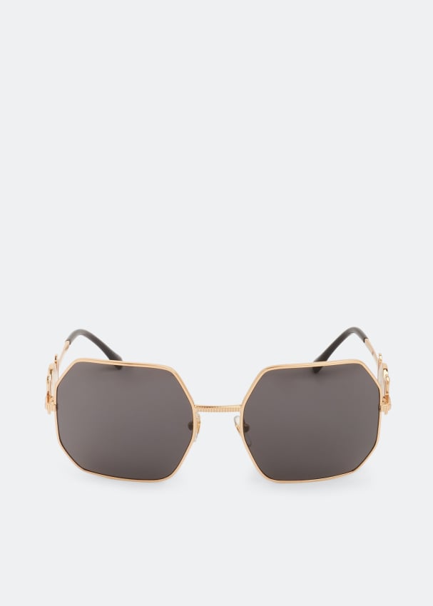 Солнечные очки VERSACE Medusa Biggie sunglasses, золотой цена и фото