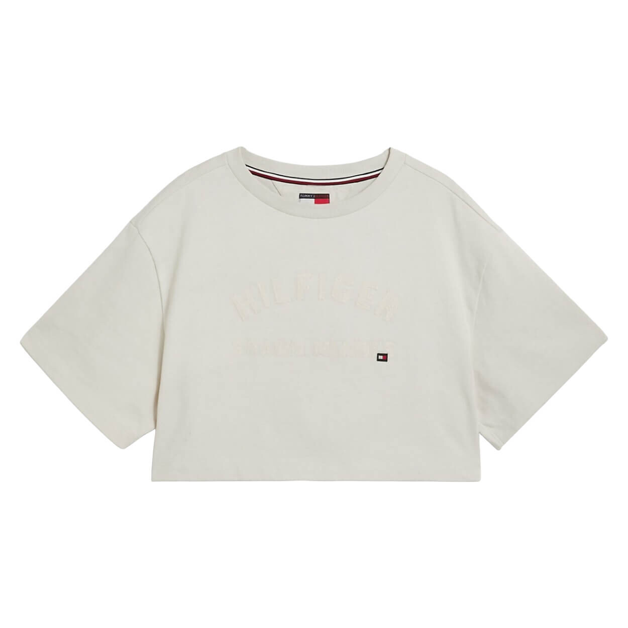 

Футболка Tommy Hilfiger X Shawn Mendes Cropped, серовато-белый