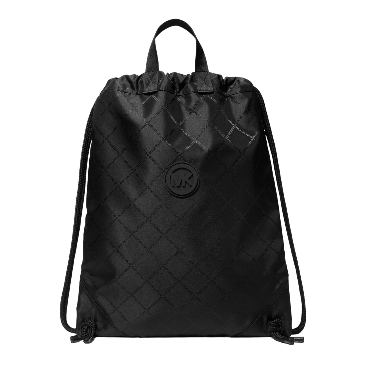 

Рюкзак Michael Kors Logo Print Drawstring, черный