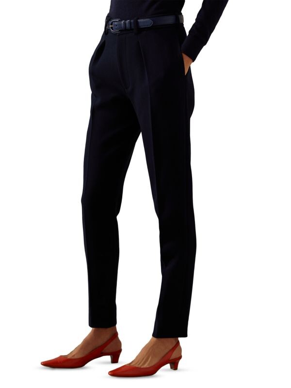 

Классические шерстяные брюки clancy Ralph Lauren Collection Blue