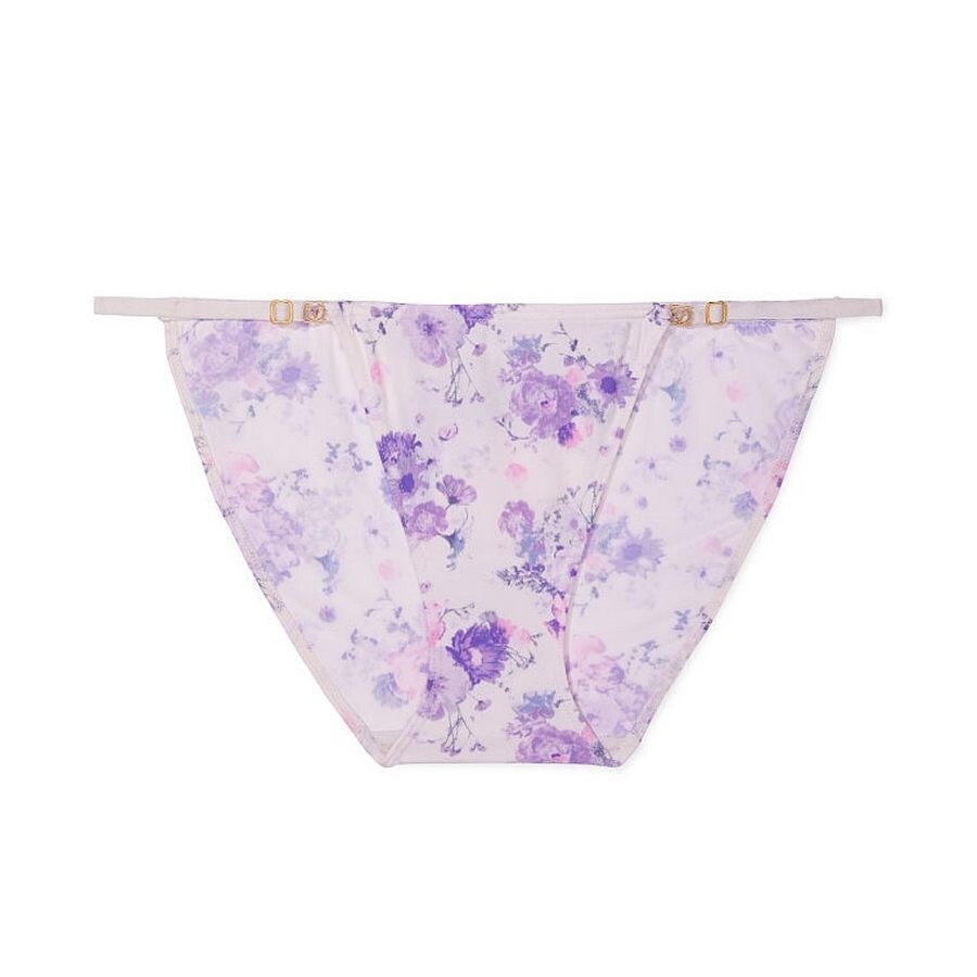 

Трусы Victoria's Secret Love Cloud Adjustable String Bikini, белый/фиолетовый