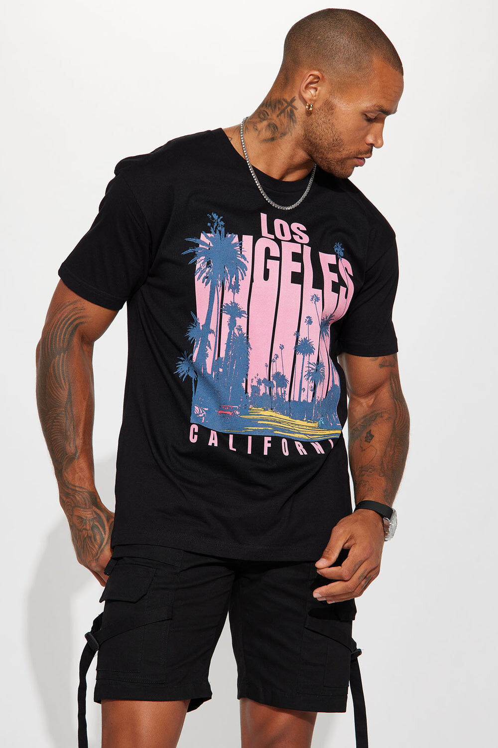 

Футболка Fashion Nova FNP1205CALI, черный